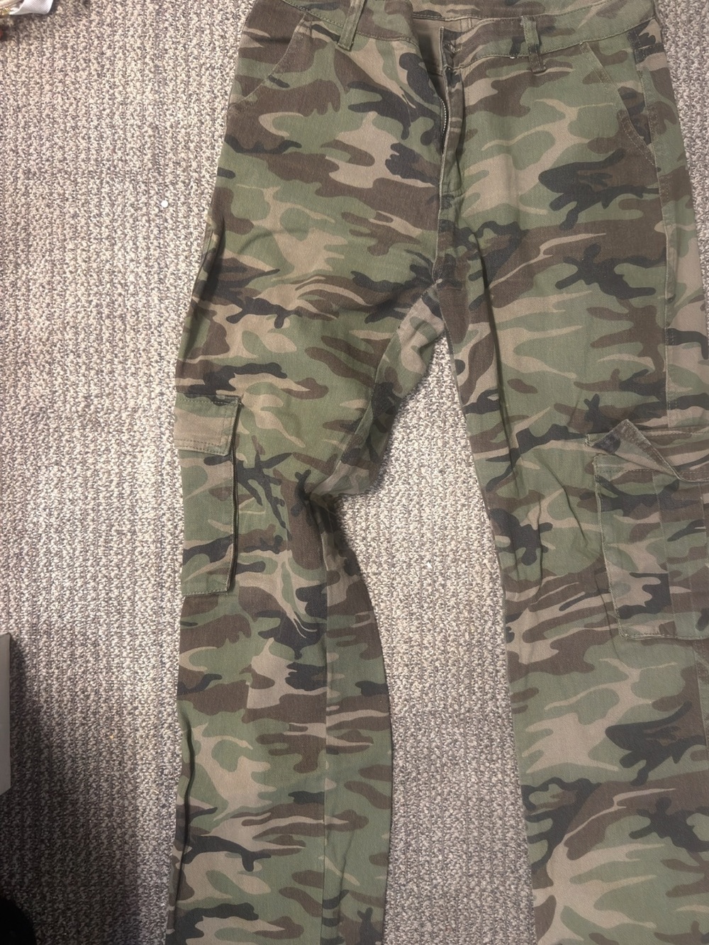 Camouflage Cargo Pants - Green Camo